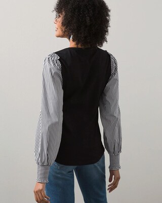 Stripe Sleeve Tee