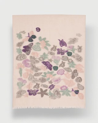 Jacquard Oblong Scarf click to view larger image.