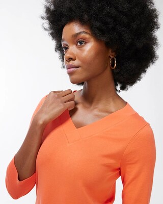 Pima V-Neck Tee