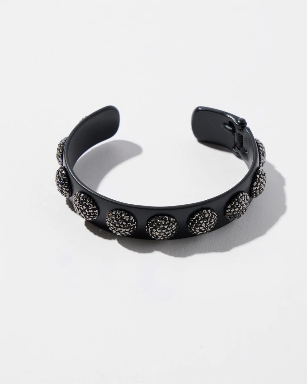Black Glitz Cuff Bracelet