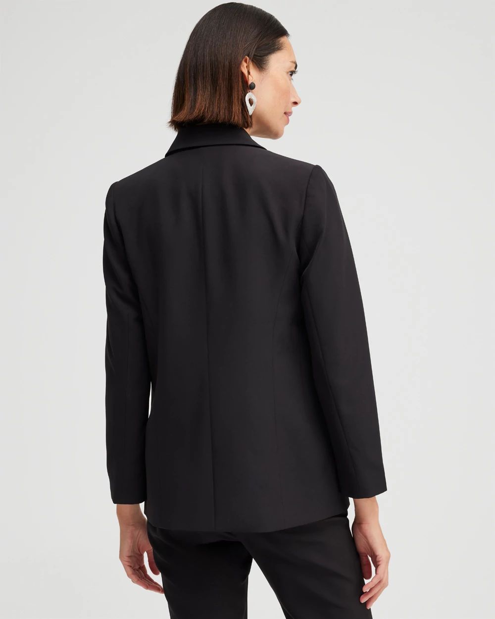 Black Label Button Blazer
