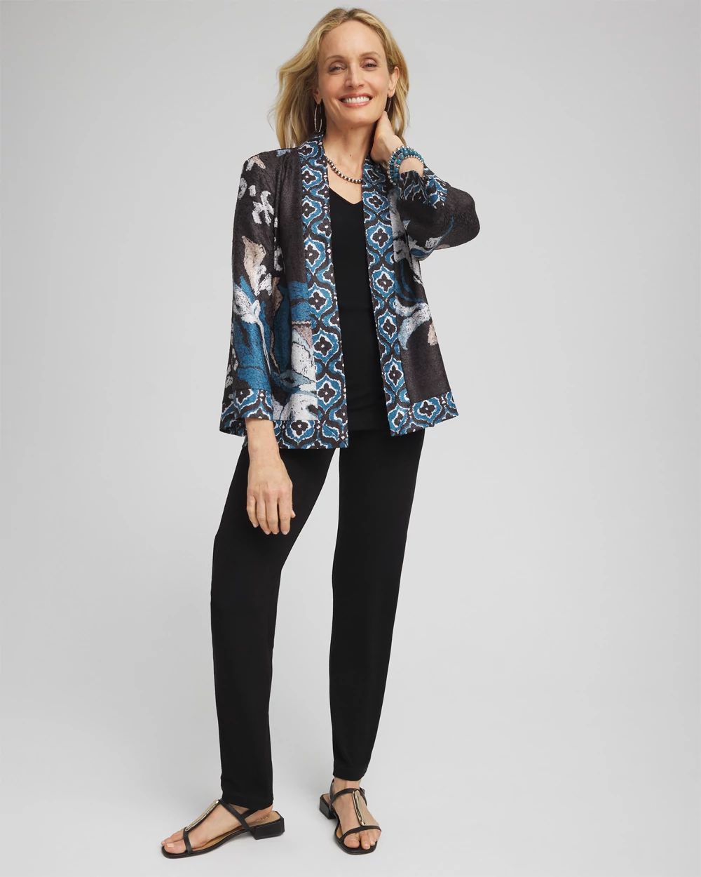 Travelers™ Collection Reversible Floral Crushed Jacket