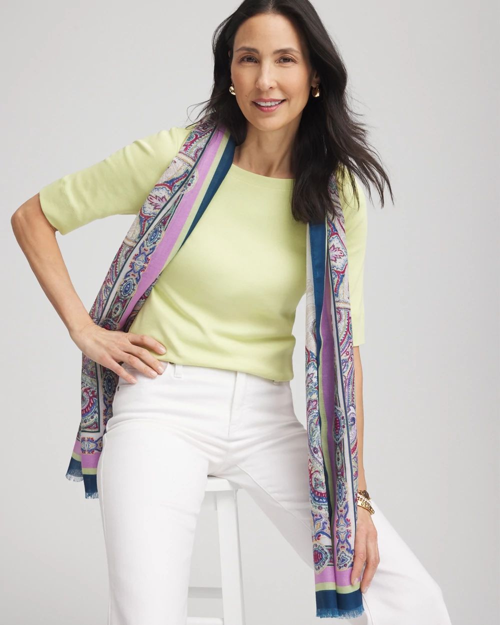 Paisley Oblong Scarf