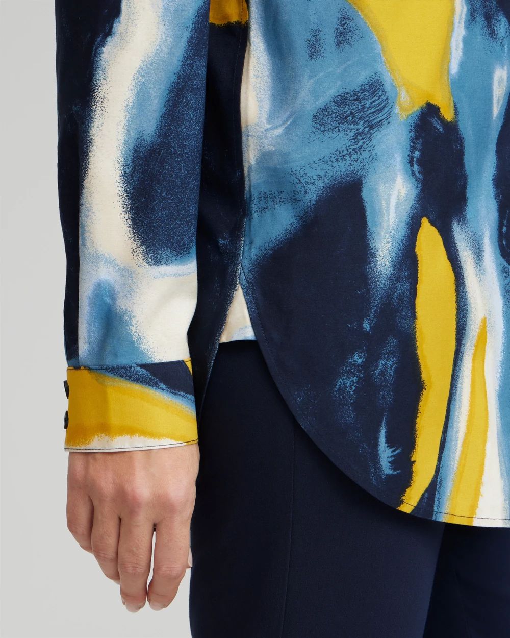 No Iron™ Stretch Swirl Print Tunic