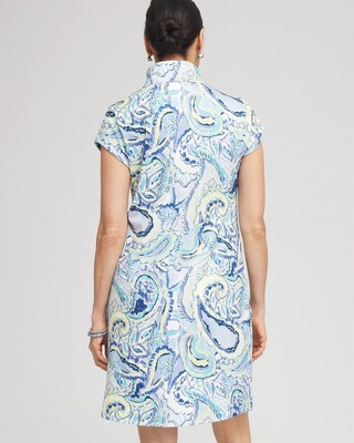 Zenergy® UPF Knit Paisley Dress click to view larger image.