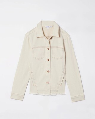 Neutral Shine Denim Jacket