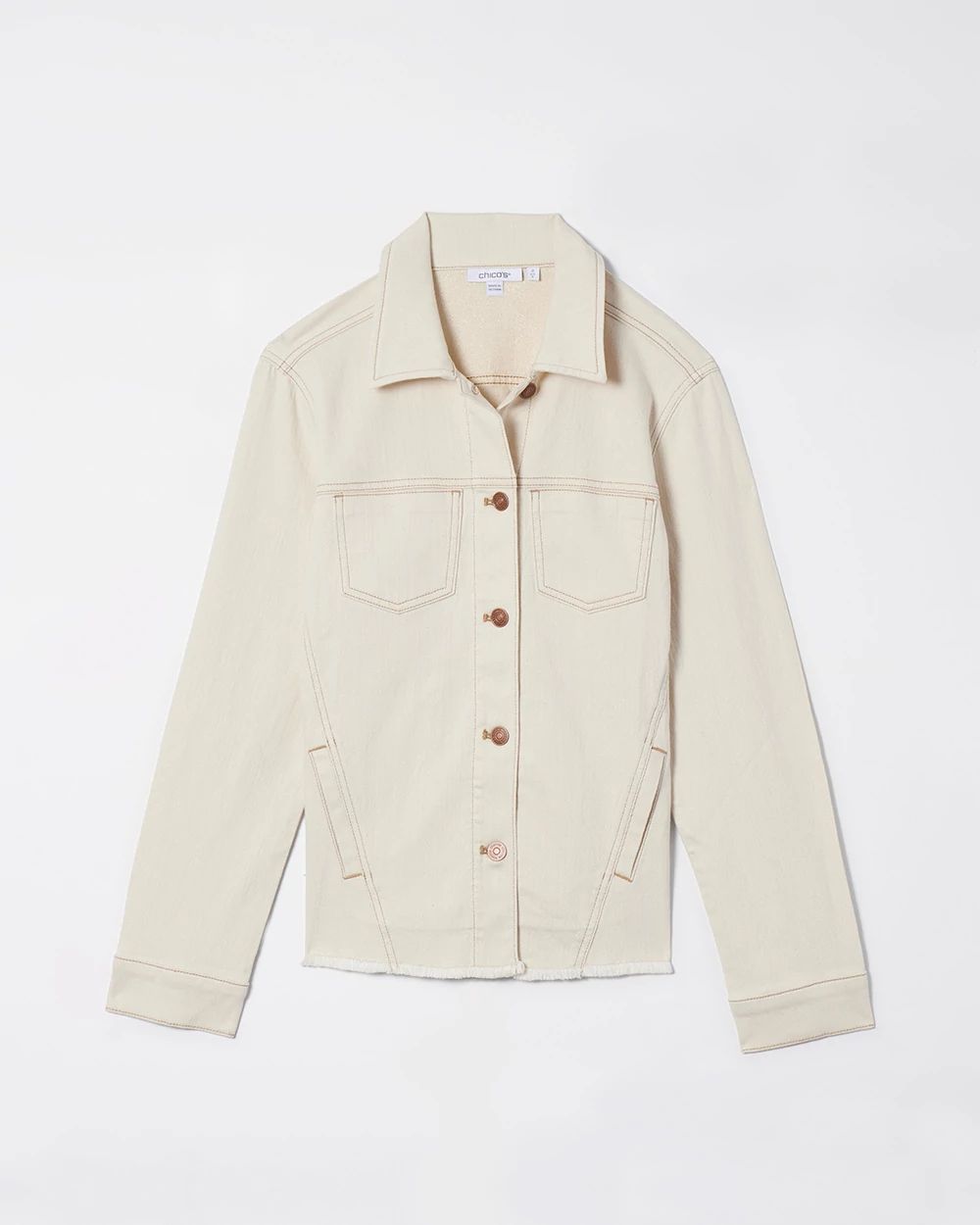Neutral Shine Denim Jacket
