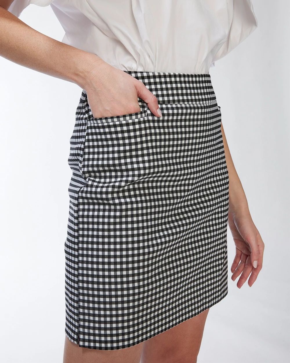 Brigitte Gingham Skort
