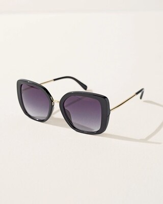 Black and Gold Sunglasses
