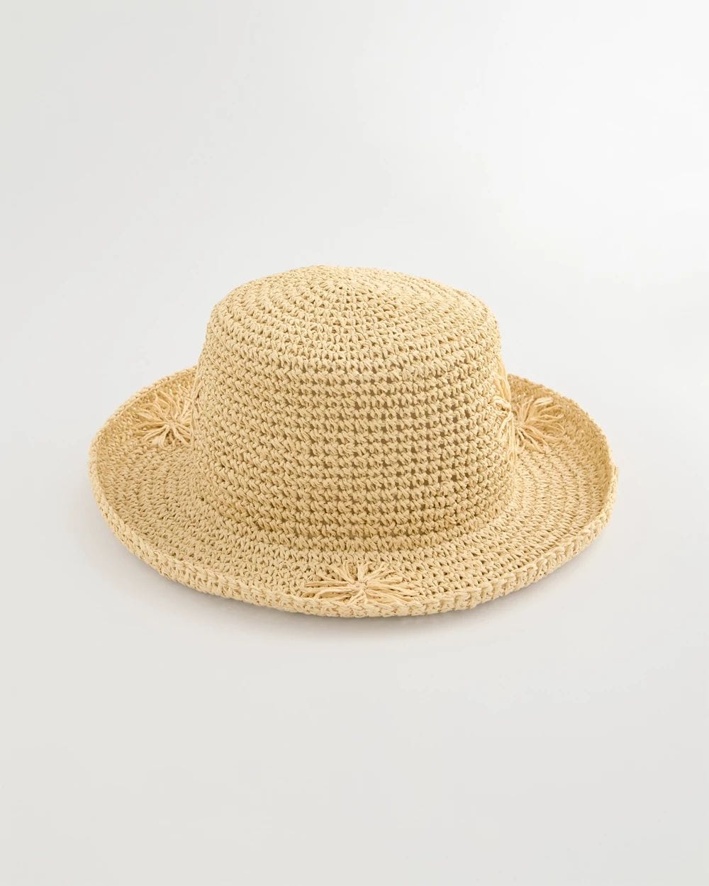 Straw Embroidered Beach Hat