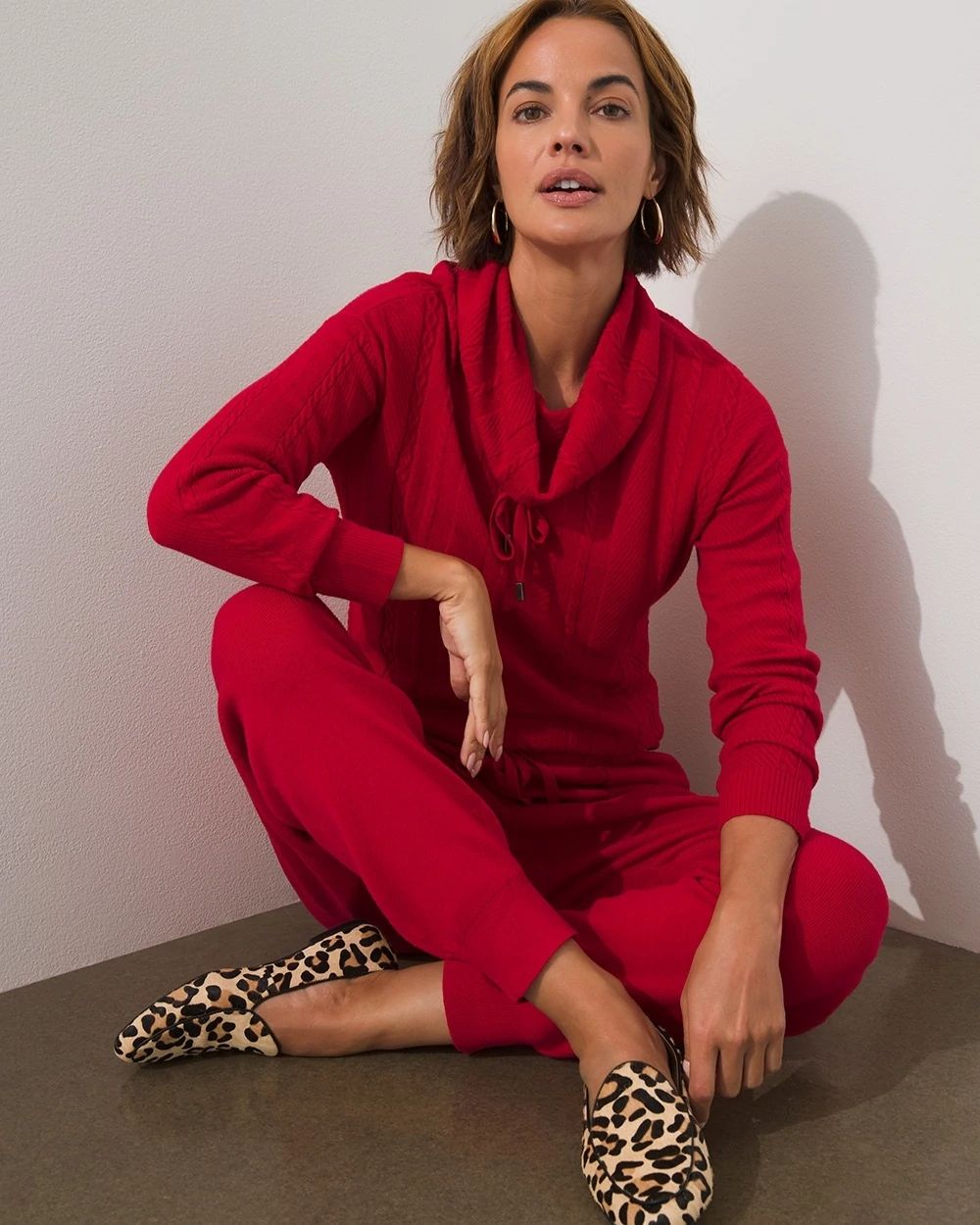 Zenergy Cotton-Cashmere Dolman Sweater