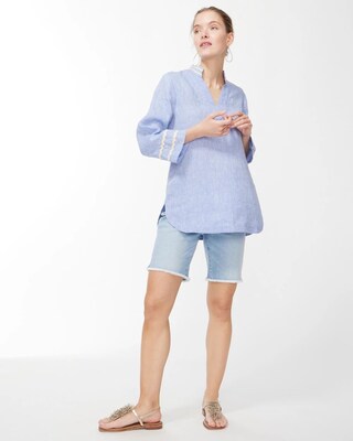 Embroidered Linen Tunic