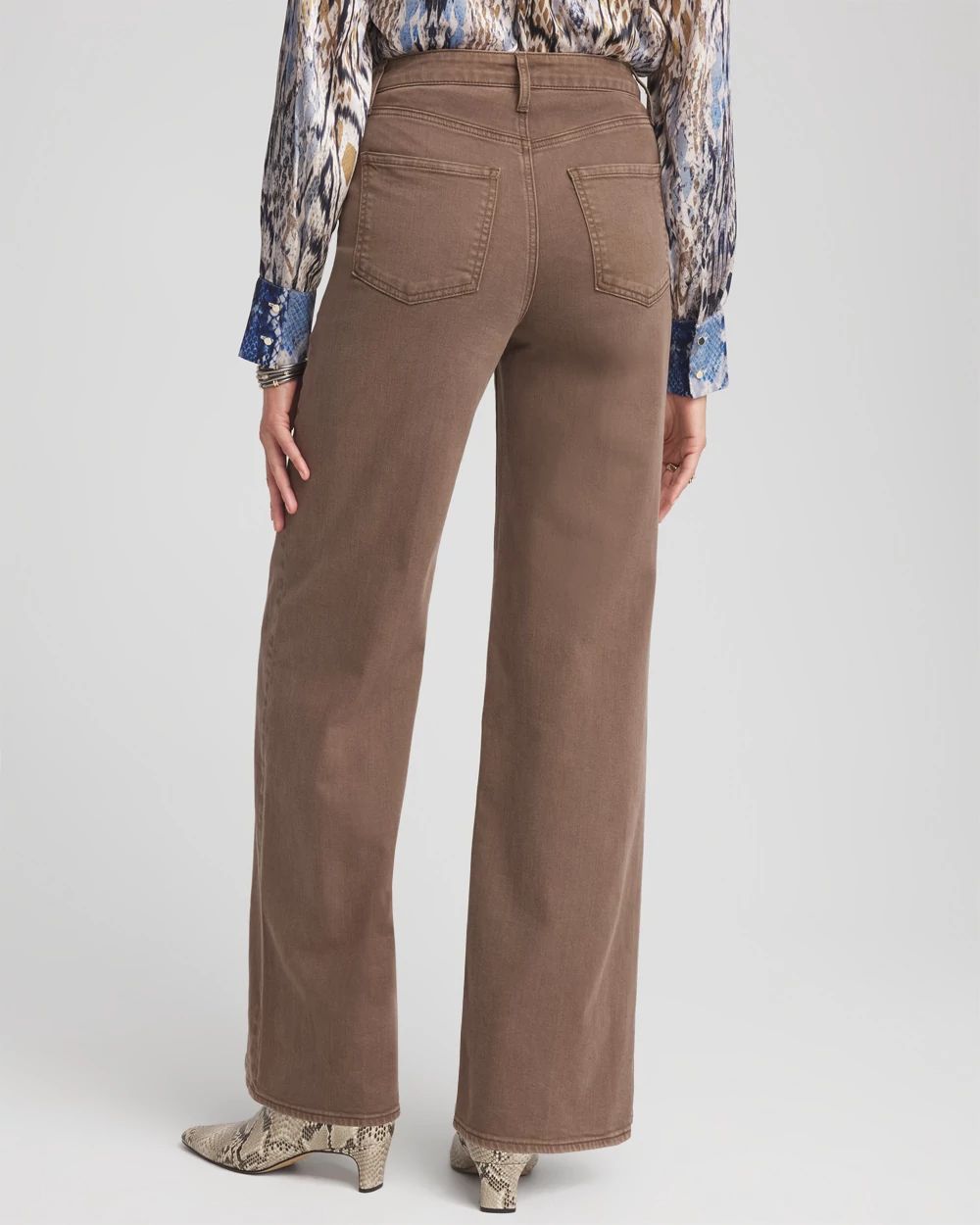 So Slimming® High Rise Wide Leg Jeans