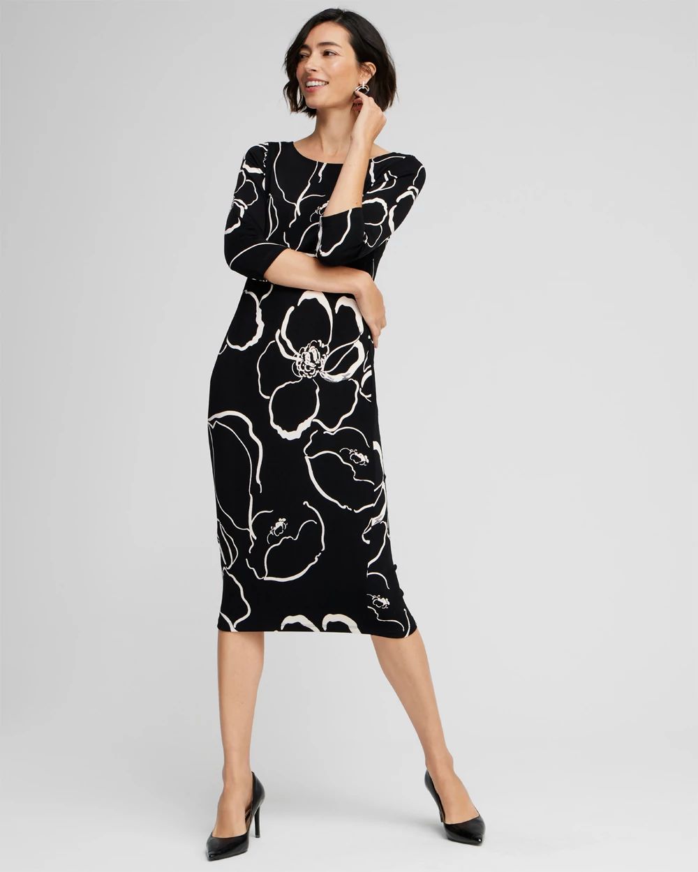Travelers™ Floral Midi Dress