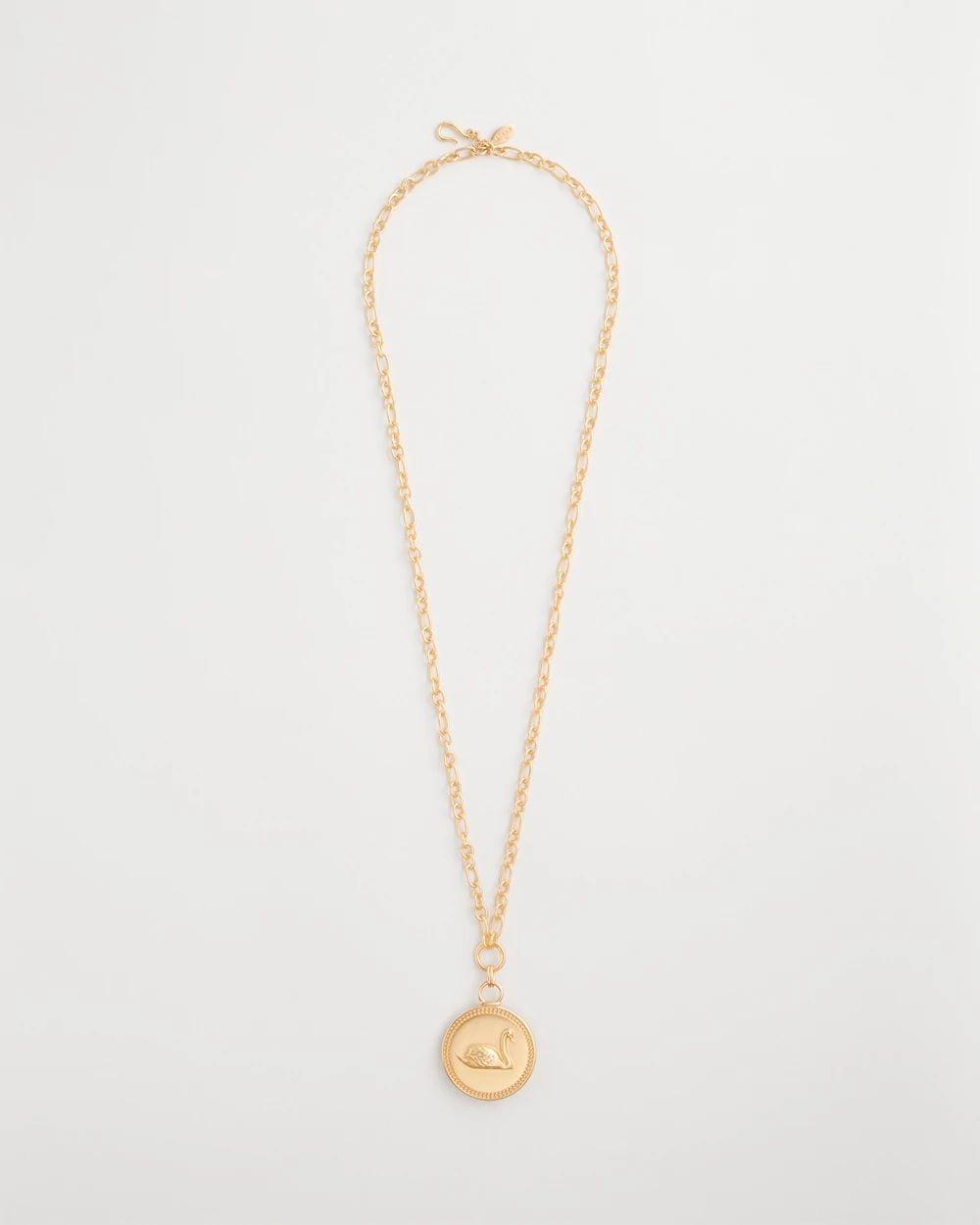 Reversible Swan Pendant Necklace