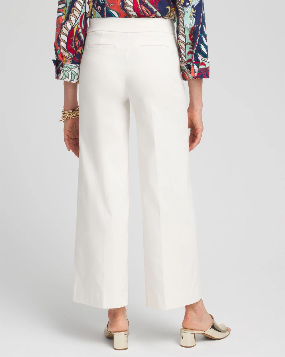 Brigitte™ Pull-On Wide Leg Cropped Pants
