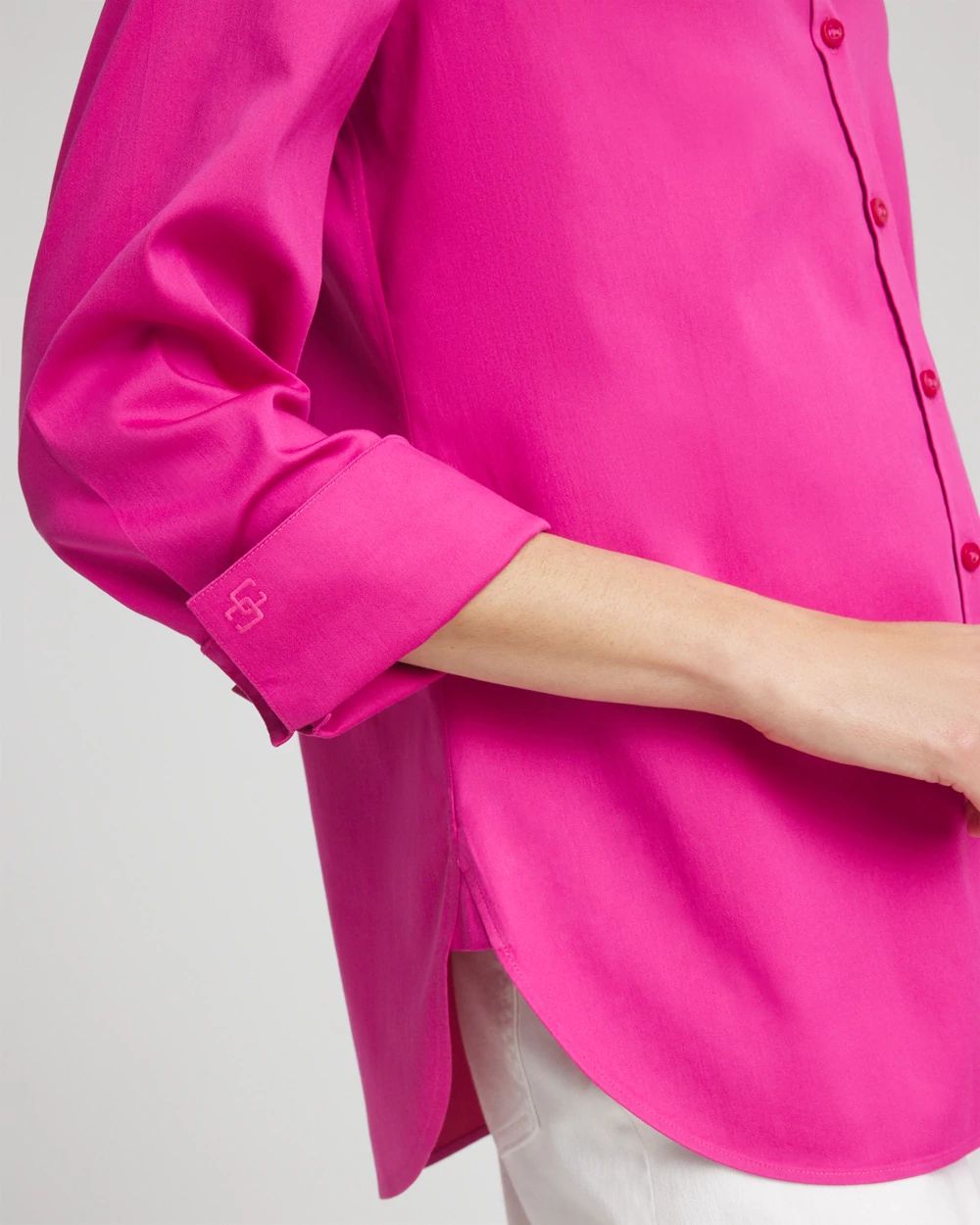 No Iron™ 3/4 Sleeve Stretch Shirt
