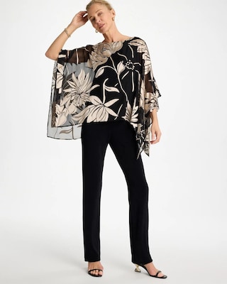 Travelers™ Burnout Floral Chiffon Top click to view larger image.