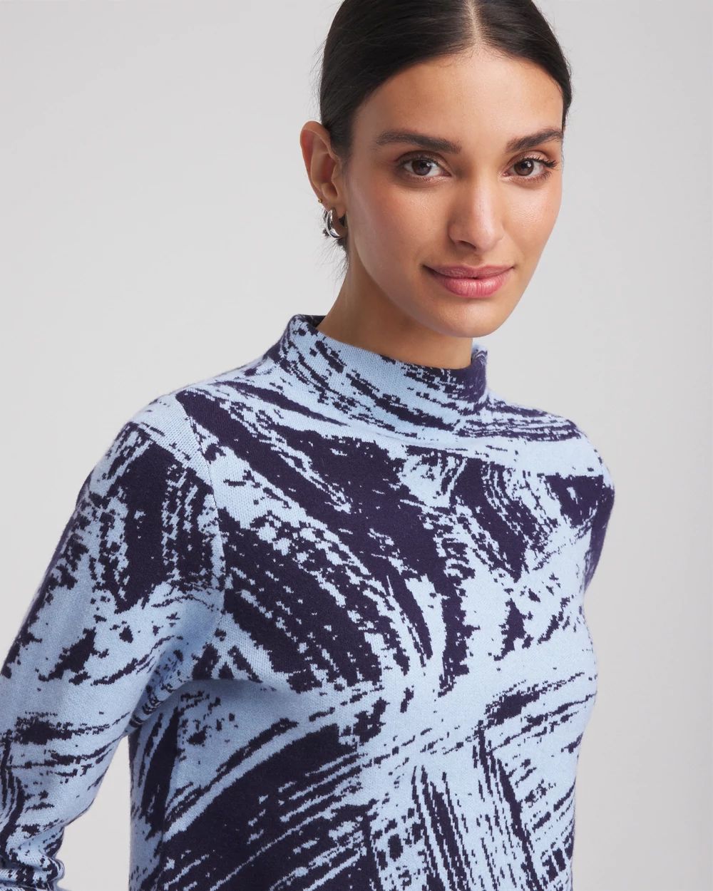 Zenergy® Luxe Sketch Funnelneck Top