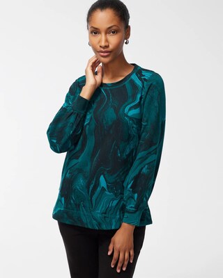 Zenergy French Terry Marble Sweatshirt