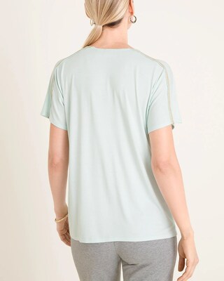 Zenergy Lurex Embellished Tee