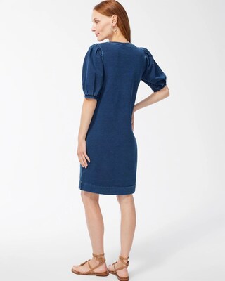Zenergy French Terry Elbow Sleeve Dress