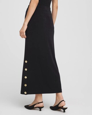 Travelers™ Button Slit Maxi Skirt