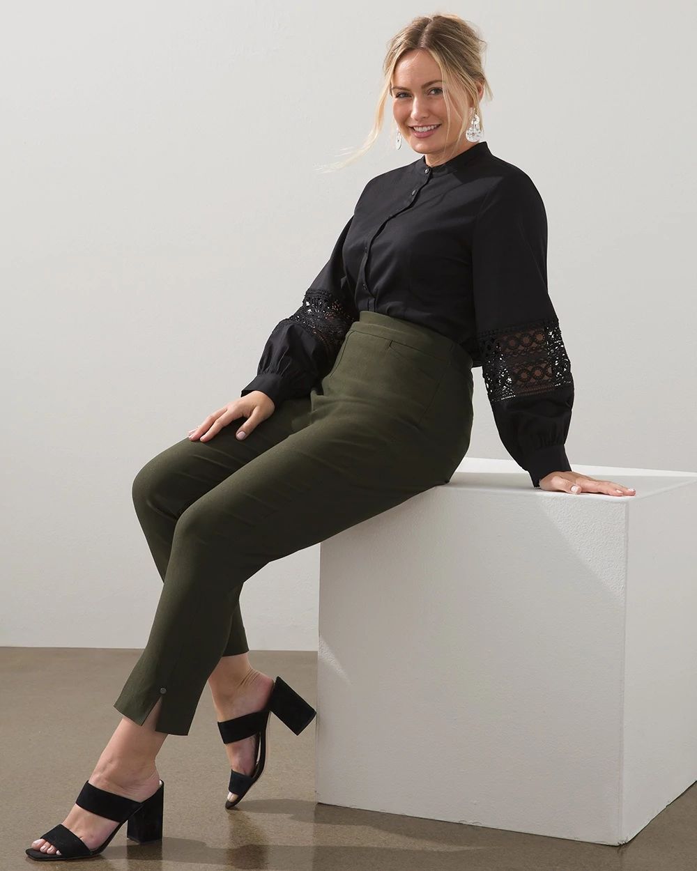 Brigitte Curvy Slim Ankle Pants