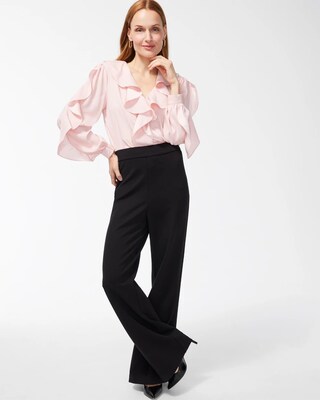 Black Label Ruffle Blouse