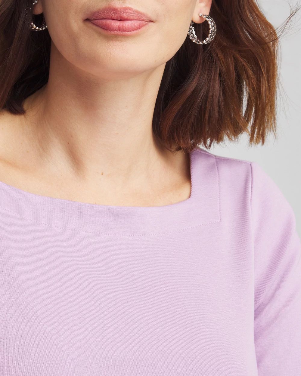 Pima Cotton Square-Neck Tunic