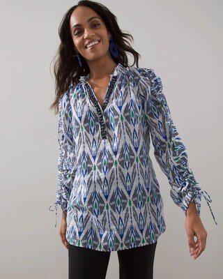 40th Anniversary Ikat Print Shirt