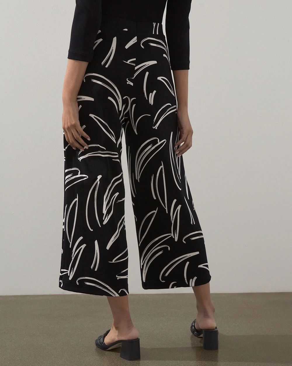 Travelers Brushstroke Print Classic Crops