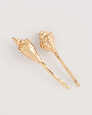 Seashell Hair Pin Set click to view larger image.