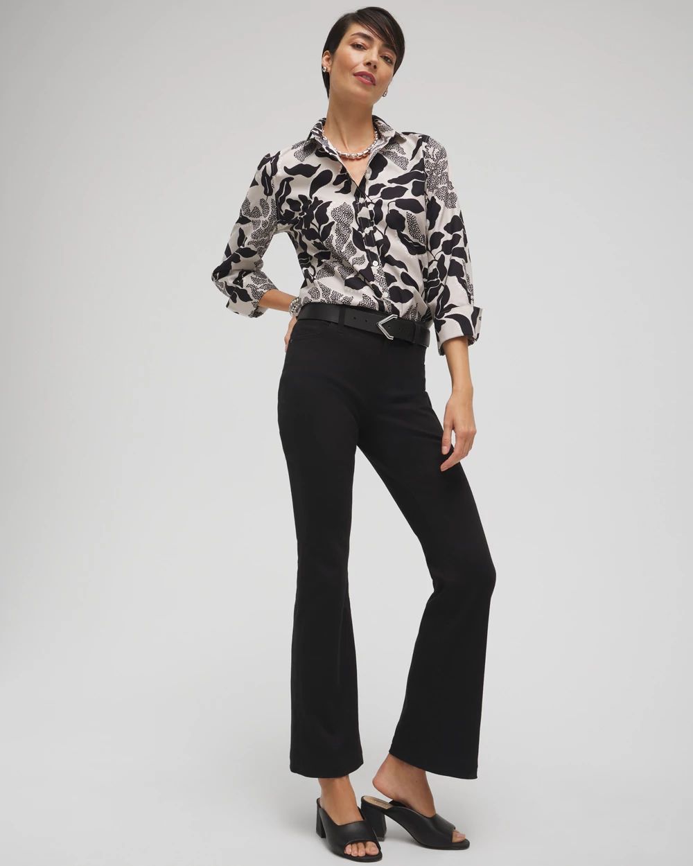 No Iron™ Stretch Floral Shirt