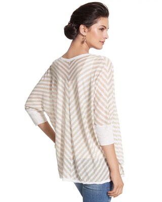 Slubby Striped Mary Pullover Sweater