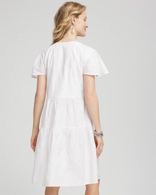 Embroidered Popover Dress click to view larger image.