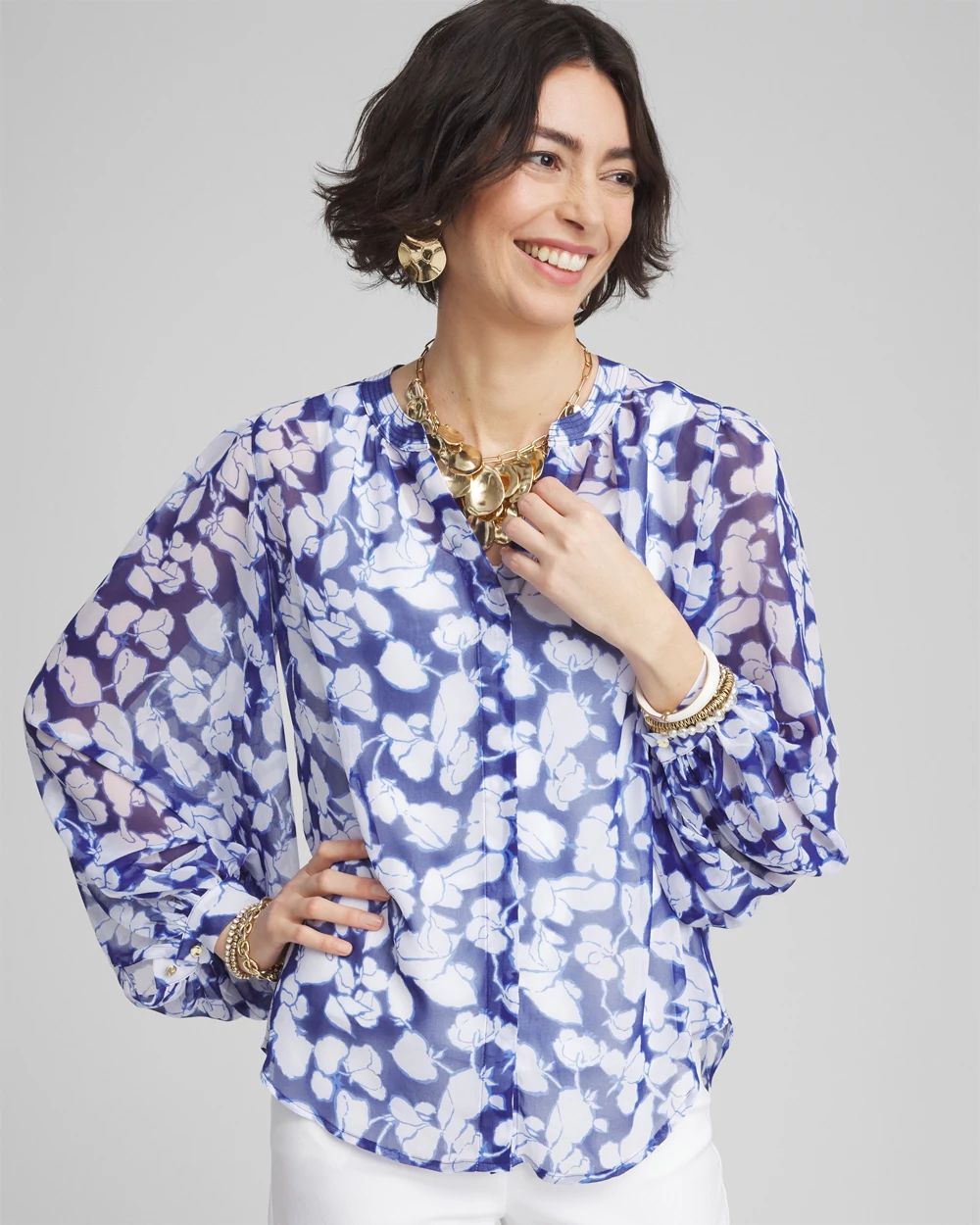 Georgette Floral Blouse
