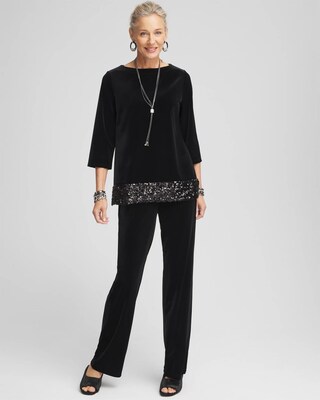 Travelers™ Velvet Sequin Tunic click to view larger image.