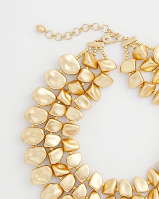 Chico’s Originals Chunky Gold Multistrand Necklace click to view larger image.
