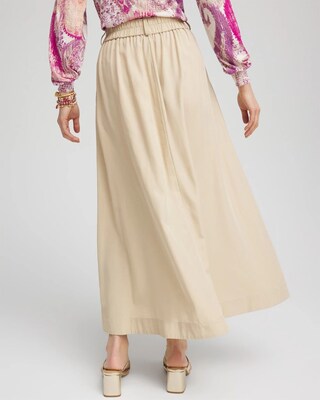Pleated A-Line Midi Skirt click to view larger image.