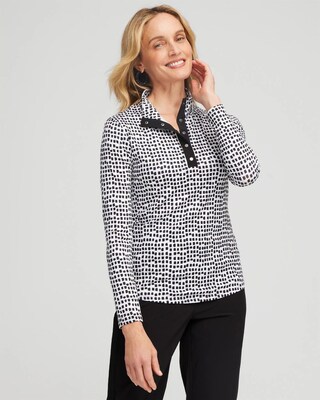 Zenergy® UPF Snaps Long Sleeve Polo