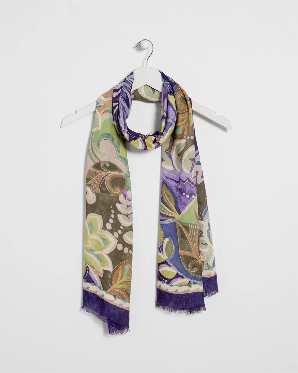 Printed Oblong Scarf