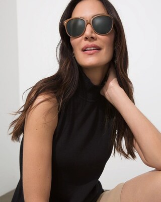 Oval Nude Sunglasses