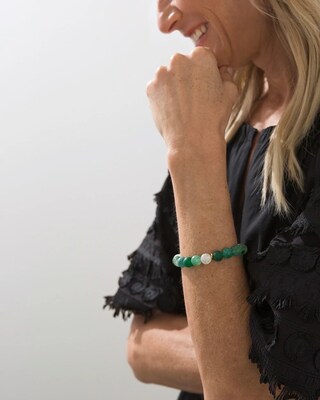 Agate Stretch Bracelet