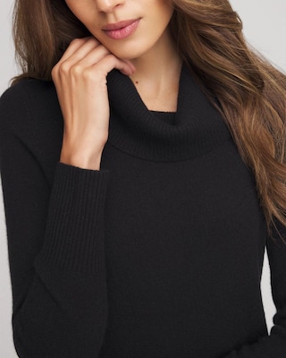 Cowlneck Cashmere Pullover Tunic click to view larger image.