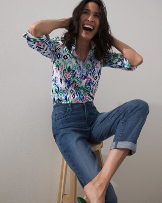 No-Iron Ikat Shirt