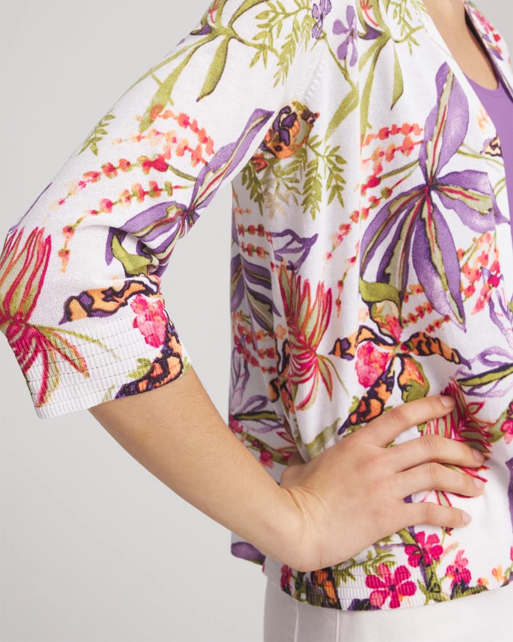 Summer Romance Tropical Cardigan click to view larger image.