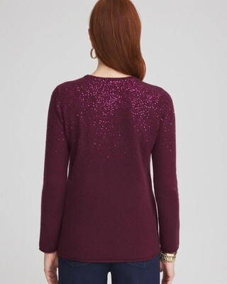 Cashmere Sequin Sweater click to view larger image.