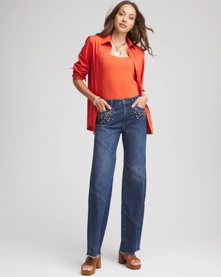 Jersey Knit Square-Neck Tank click to view larger image.