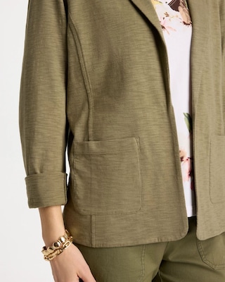 Slub Knit Blazer click to view larger image.